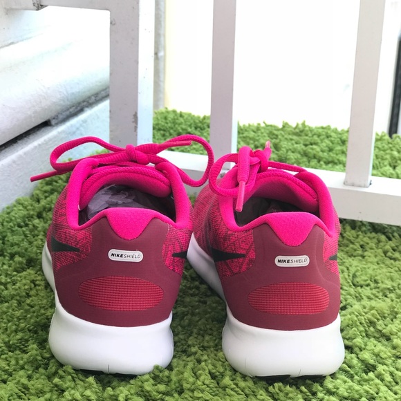 NWT NikeID Shield Free Run Print Pink WMNS - Picture 5 of 8